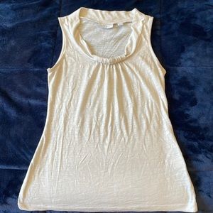 New York and co dressy tank top. Cream color.